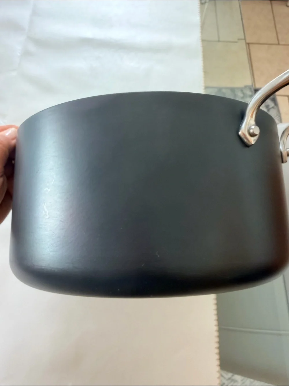 All clad Essentials Nonstick Cookware, Stockpot with Multi-purpose Insert 7qt